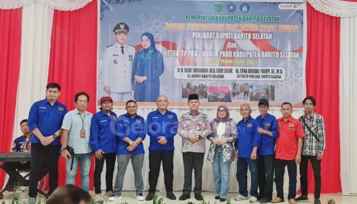 Perpisahan Pj Bupati Barsel Deddy Winarwan