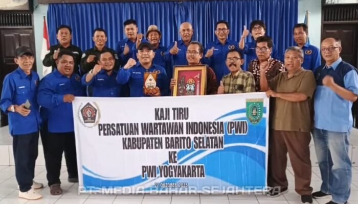 PWI Barito Selatan Lakukan Kaji Tiru ke PWI DIY, Fokus Tingkatkan Profesionalisme dan Kesejahteraan Anggota